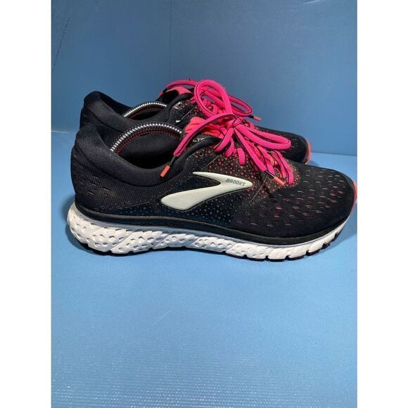 Brooks Women's Glycerin 16 Running Shoes 1202781B070 Black Pink White Size US 11 - Picture 3 of 7